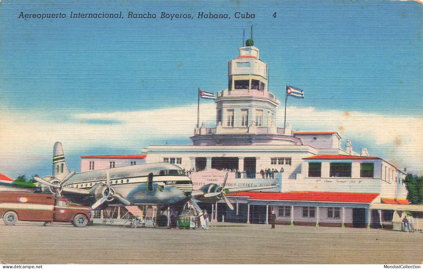 MIKIBP1-049- CUBA  AEREOPUERTO INTERNACIONAL RANCHO BOYEROS HABANA AVION AEROPORT - Cuba