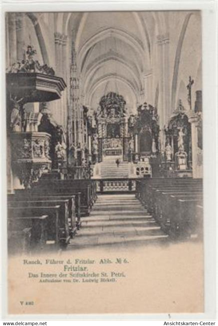 39086604 - Fritzlar. Innere Der Stiftskirche St. Petri Ungelaufen  Gute Erhaltung. - Fritzlar