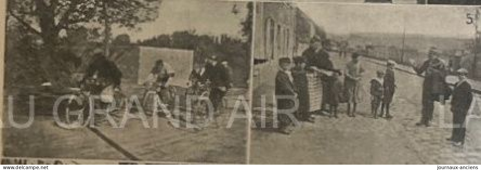 1902 CYCLISME - MARSEILLE = PARIS - LESNA - PONT DE ROGNONAS - JOUY EN JOSAS - AUXERRE - AVIGNON - LA VIE AU GRAND AIR - 1900 - 1949