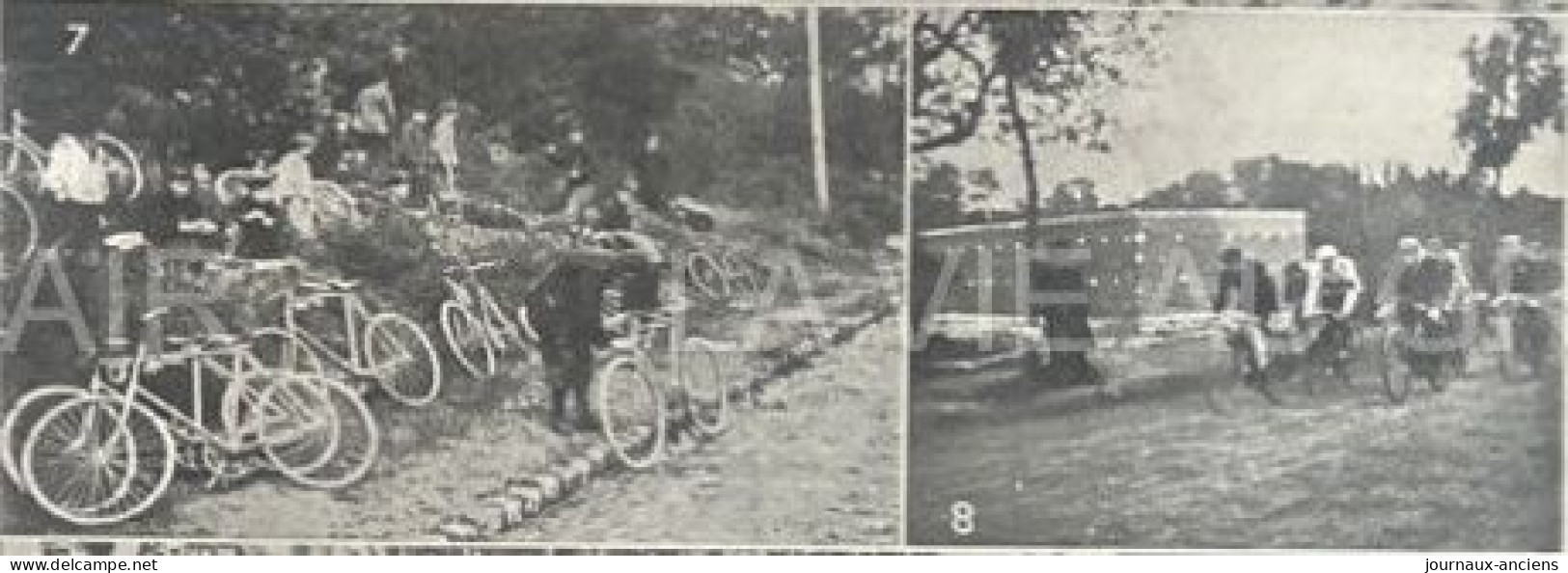 1902 CYCLISME - MARSEILLE = PARIS - LESNA - PONT DE ROGNONAS - JOUY EN JOSAS - AUXERRE - AVIGNON - LA VIE AU GRAND AIR