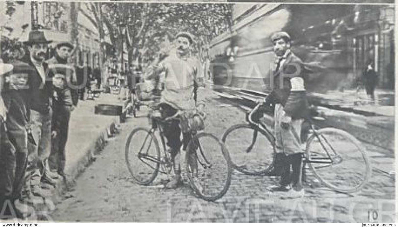 1902 CYCLISME - MARSEILLE = PARIS - LESNA - PONT DE ROGNONAS - JOUY EN JOSAS - AUXERRE - AVIGNON - LA VIE AU GRAND AIR