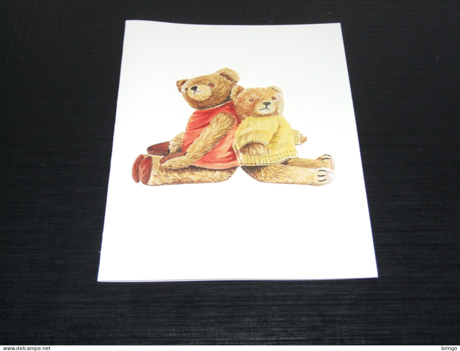 74621-          UNUSED SELF-MADE DOUBLE CARD / BEREN / BEARS / BÄREN / OURS / ORSI / TEDDYBEARS - Spielzeug & Spiele