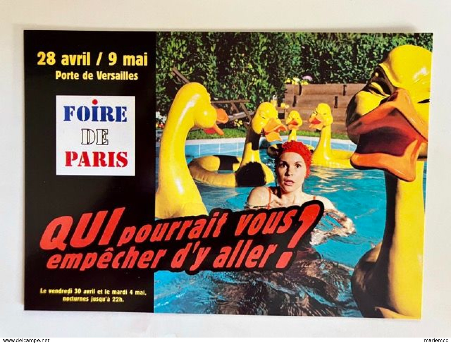 PUBLICITÉ FOIRE DE PARIS 1999 - Advertising