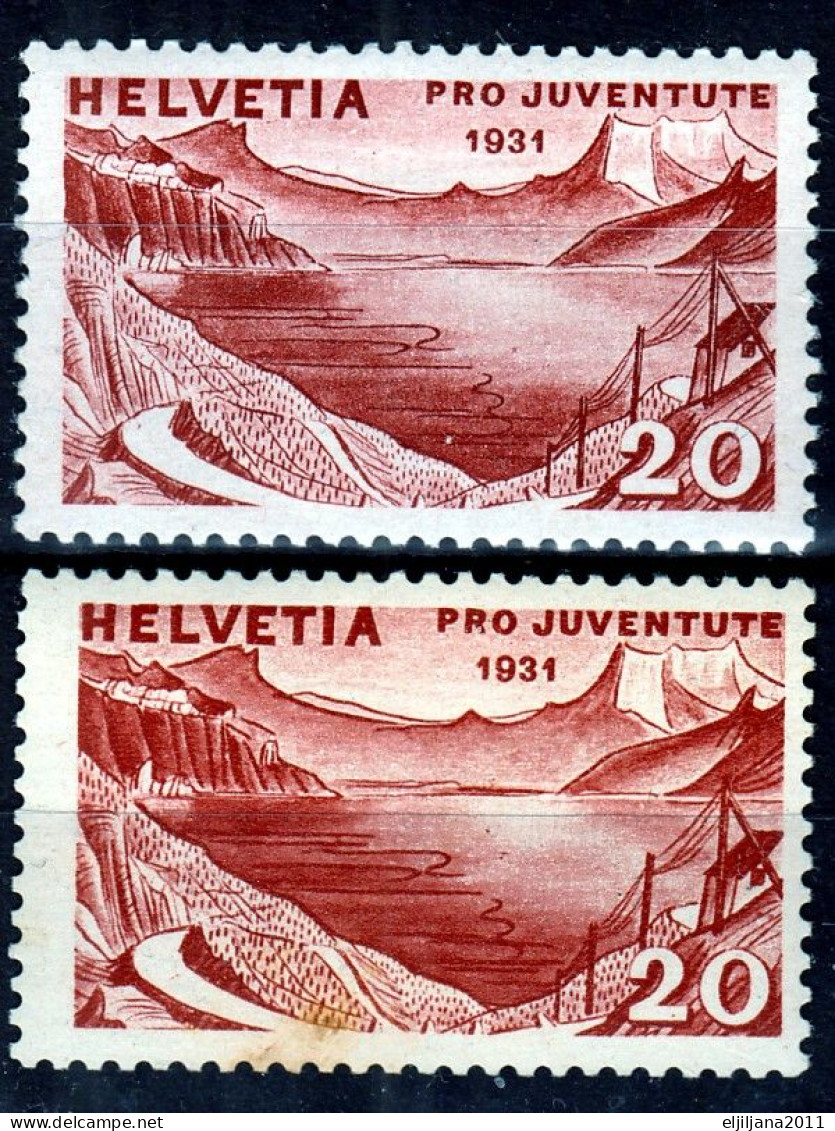 Switzerland / Helvetia / Schweiz / Suisse 1931 ⁕ Pro Juventute Mi.246, 248-249 ⁕ 4v MH / MNH - See Scan - Neufs