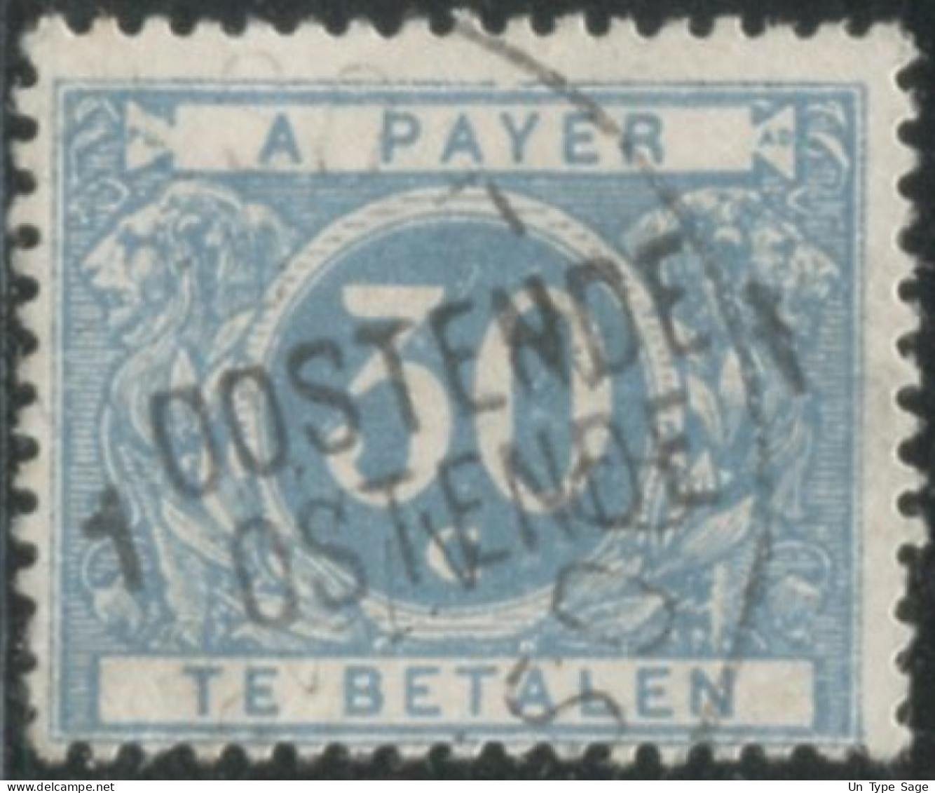 Belgique Timbre-taxe (TX) - Surcharge Locale De Distributeur - OOSTENDE / OSTENDE 1 - (F991) - Postzegels
