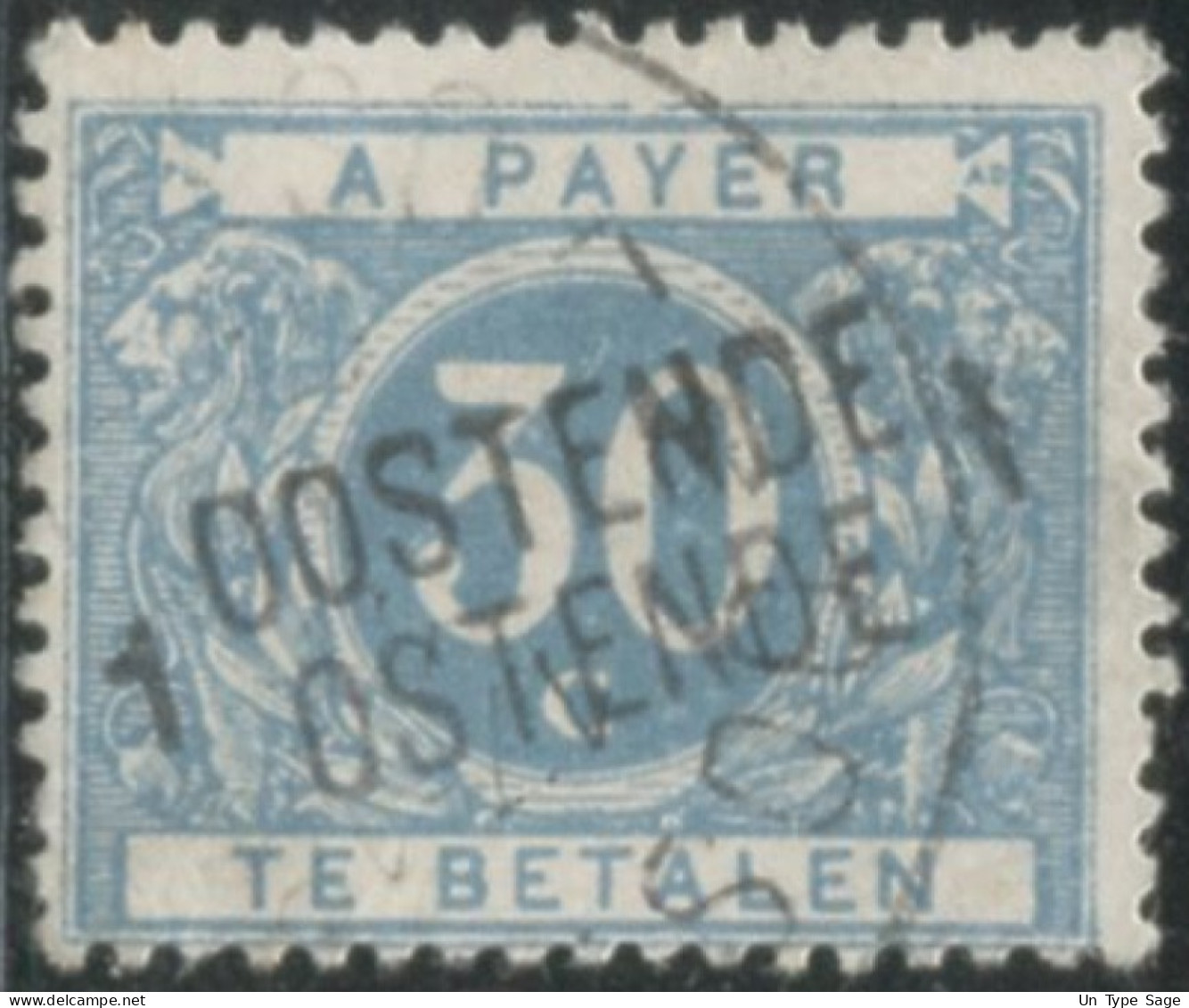 Belgique Timbre-taxe (TX) - Surcharge Locale De Distributeur - OOSTENDE / OSTENDE 1 - (F991) - Francobolli