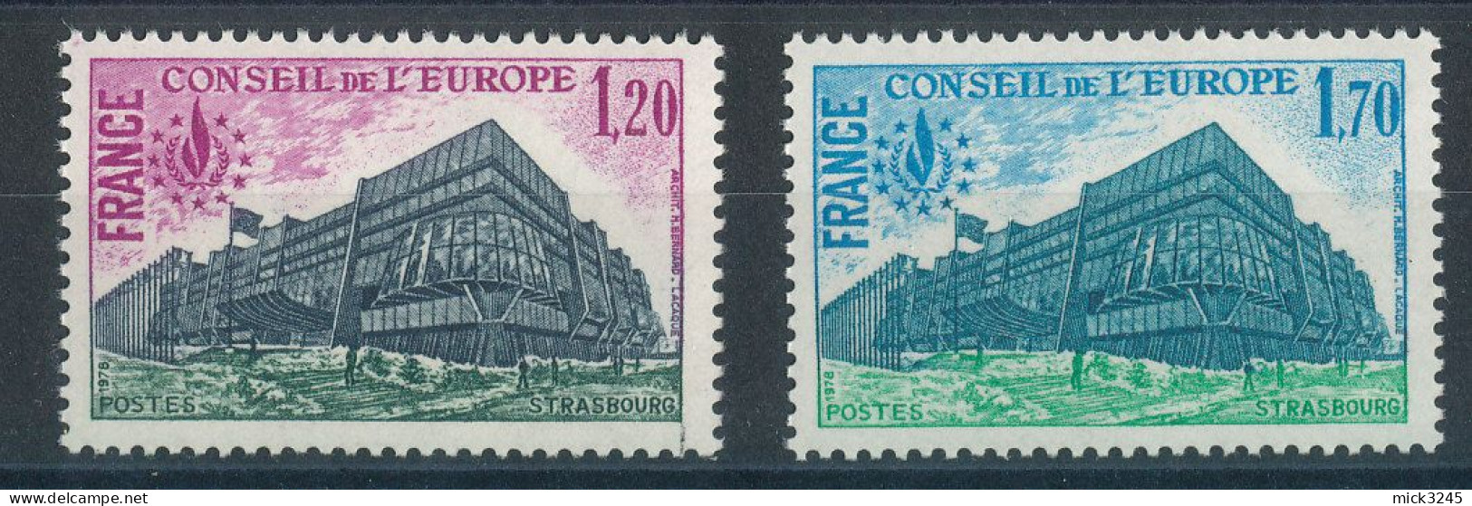 58** Et 59** Conseil De L'Europe - Mint/Hinged