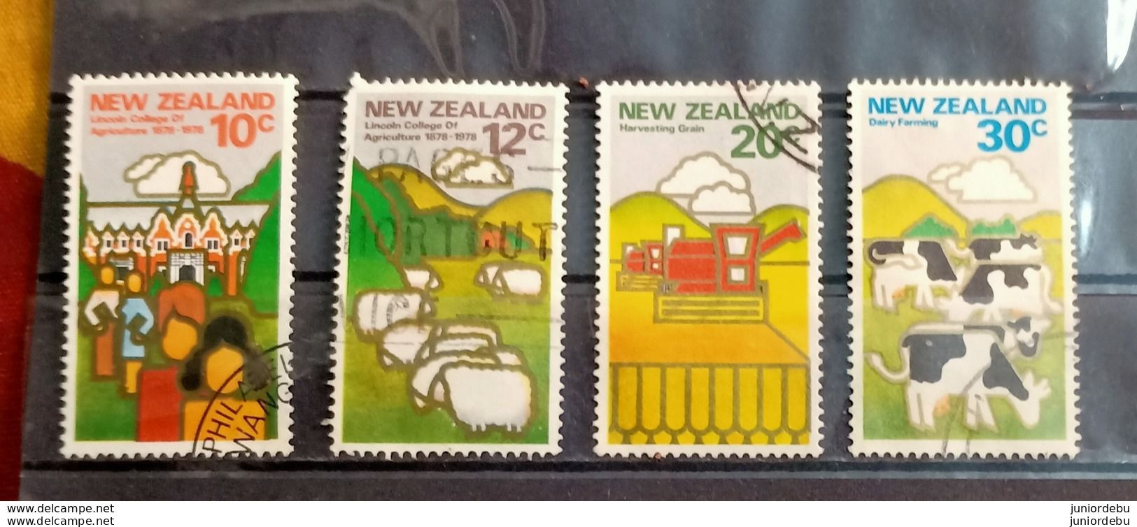 New Zealand -1978 -Land Resources And Cent Of Lincoln College Of Agriculture - 4 Diff - Used ( D) ( OL 20/04/2020 ) - Gebraucht