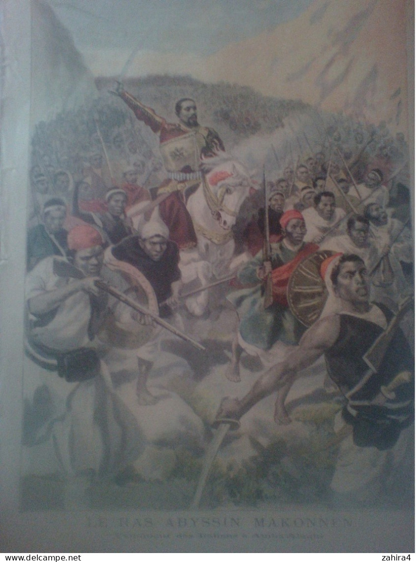 Le Petit Journal N°267 Général Zédé Lyon 14e Corps D'armée  Le Ras Abyssin Makonnen Vainqueur Des Italiens à Amba-Alagui - Revues Anciennes - Avant 1900