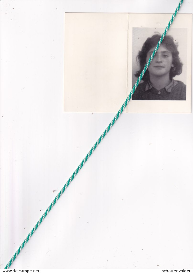 Carine Dierickx-Romont, Deinze 1966, Machelen-Zulte 1988. Foto - Décès