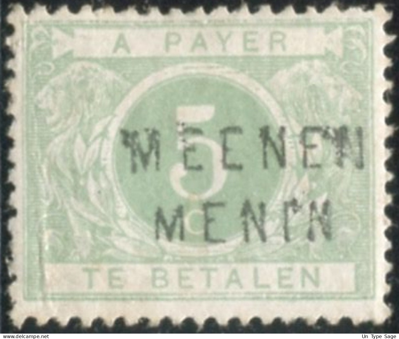 Belgique Timbre-taxe (TX) - Surcharge Locale De Distributeur - MEENEN / MENIN  - (F993) - Postzegels