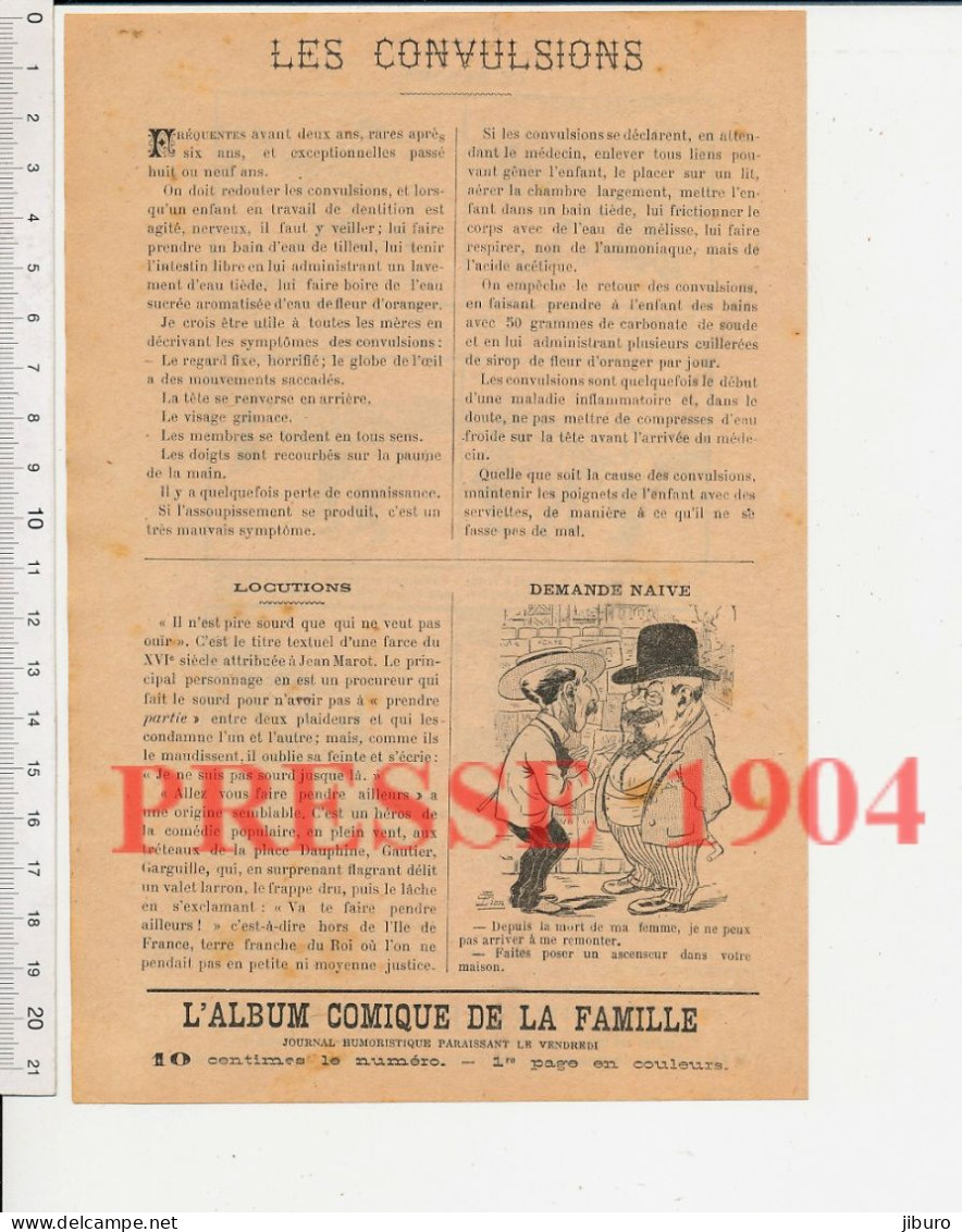 Humour Dessin Dandurand Gendre Belle-mère Lemaire Armurier Jean Marot Va Te Faire Pendre Ailleurs Garguille Ascenseur - Non Classificati