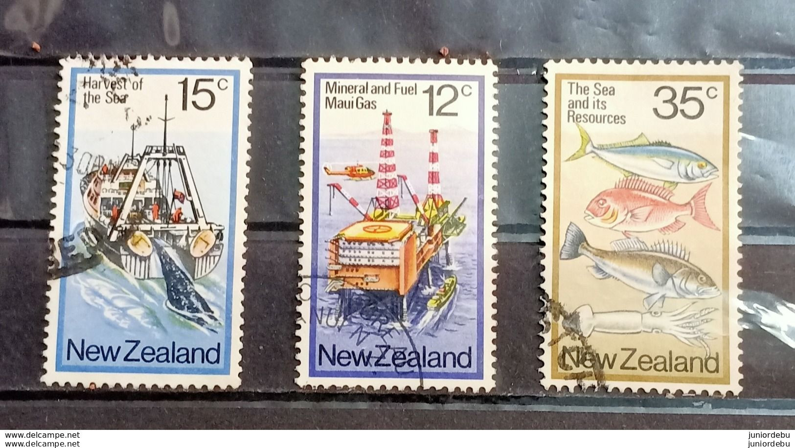 New Zealand  - 1978 - Resources Of The Sea - 3 Diff - Used ( D) ( OL  20/04/2020 ) - Used Stamps