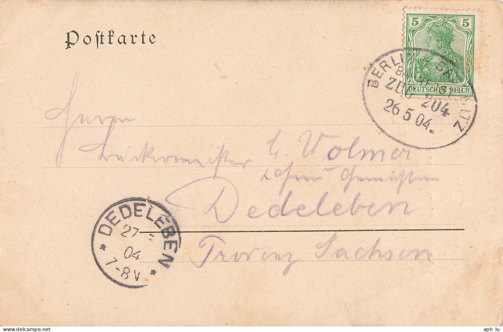 Bahnpost (Ambulant; R.P.O./T.P.O.) Berlin-Sassnitz (ZA2309) - Briefe U. Dokumente
