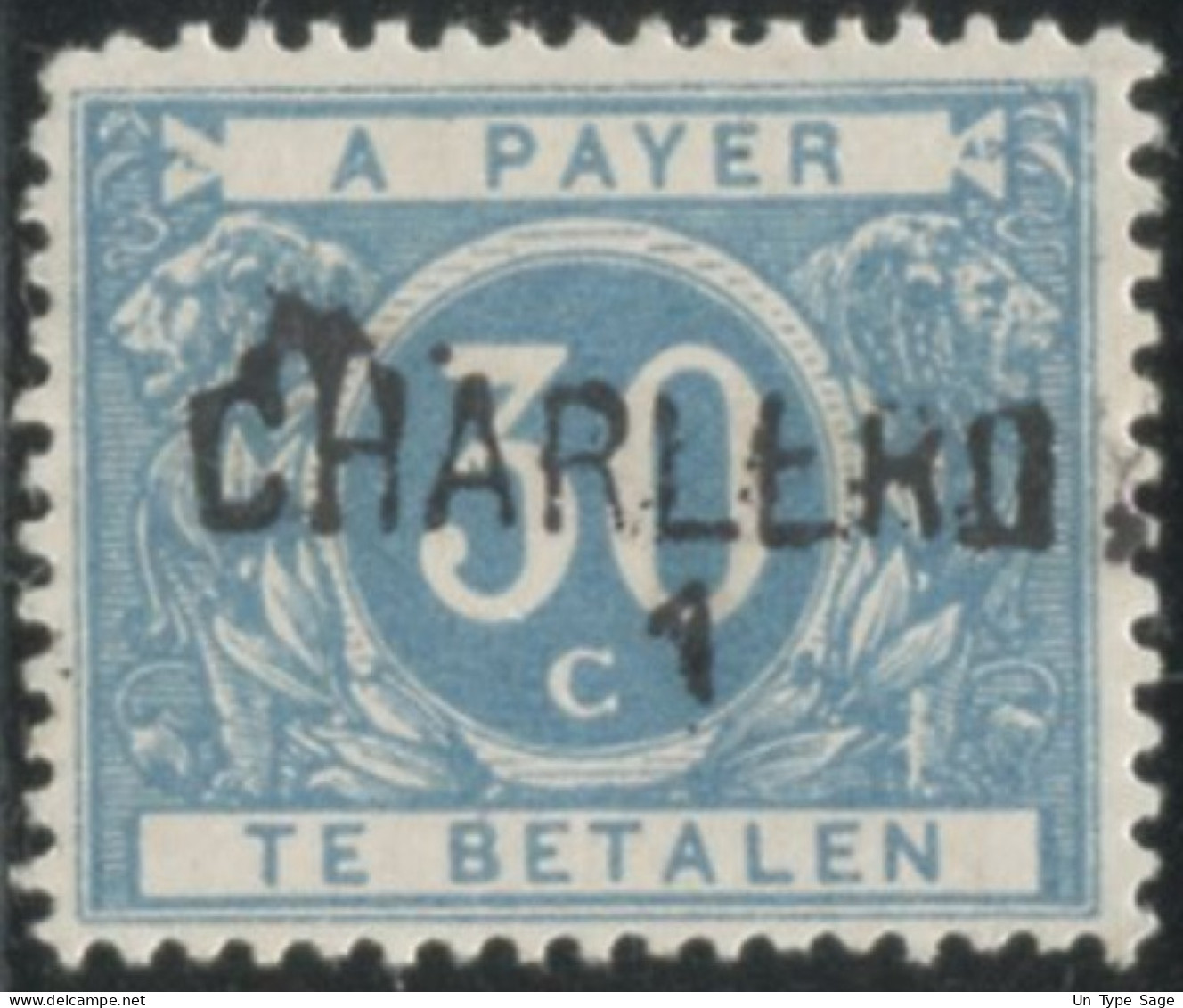 Belgique Timbre-taxe (TX) - Surcharge Locale De Distributeur - CHARLEROY 1 - (F996) - Stamps