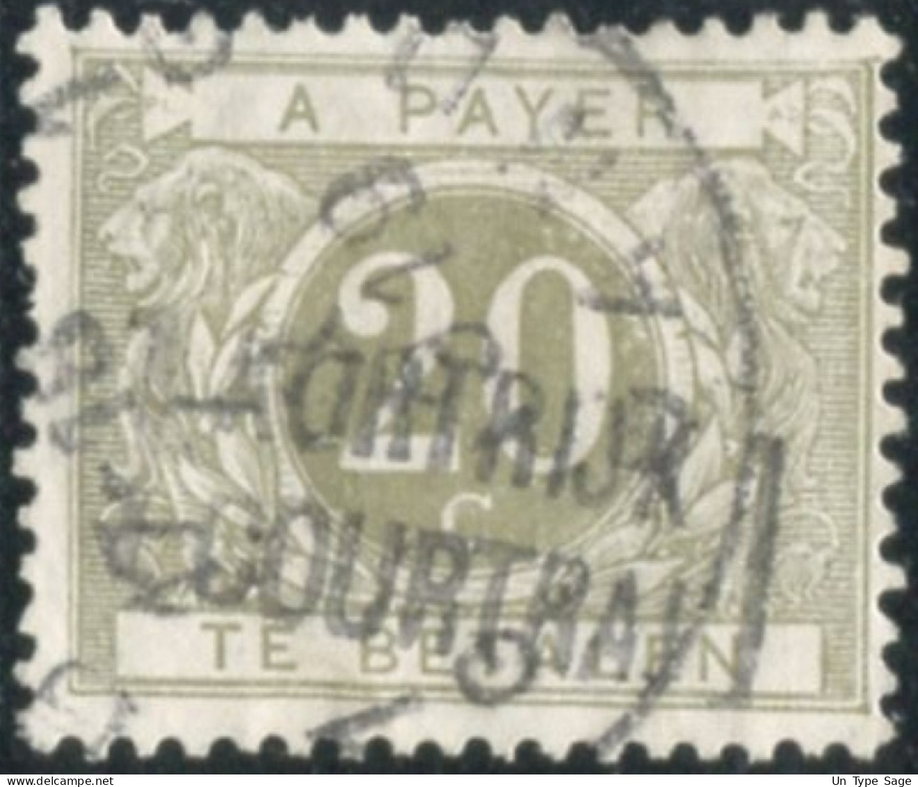 Belgique Timbre-taxe (TX) - Surcharge Locale De Distributeur - KORTRIJK / COURTRAI - (F997) - Briefmarken