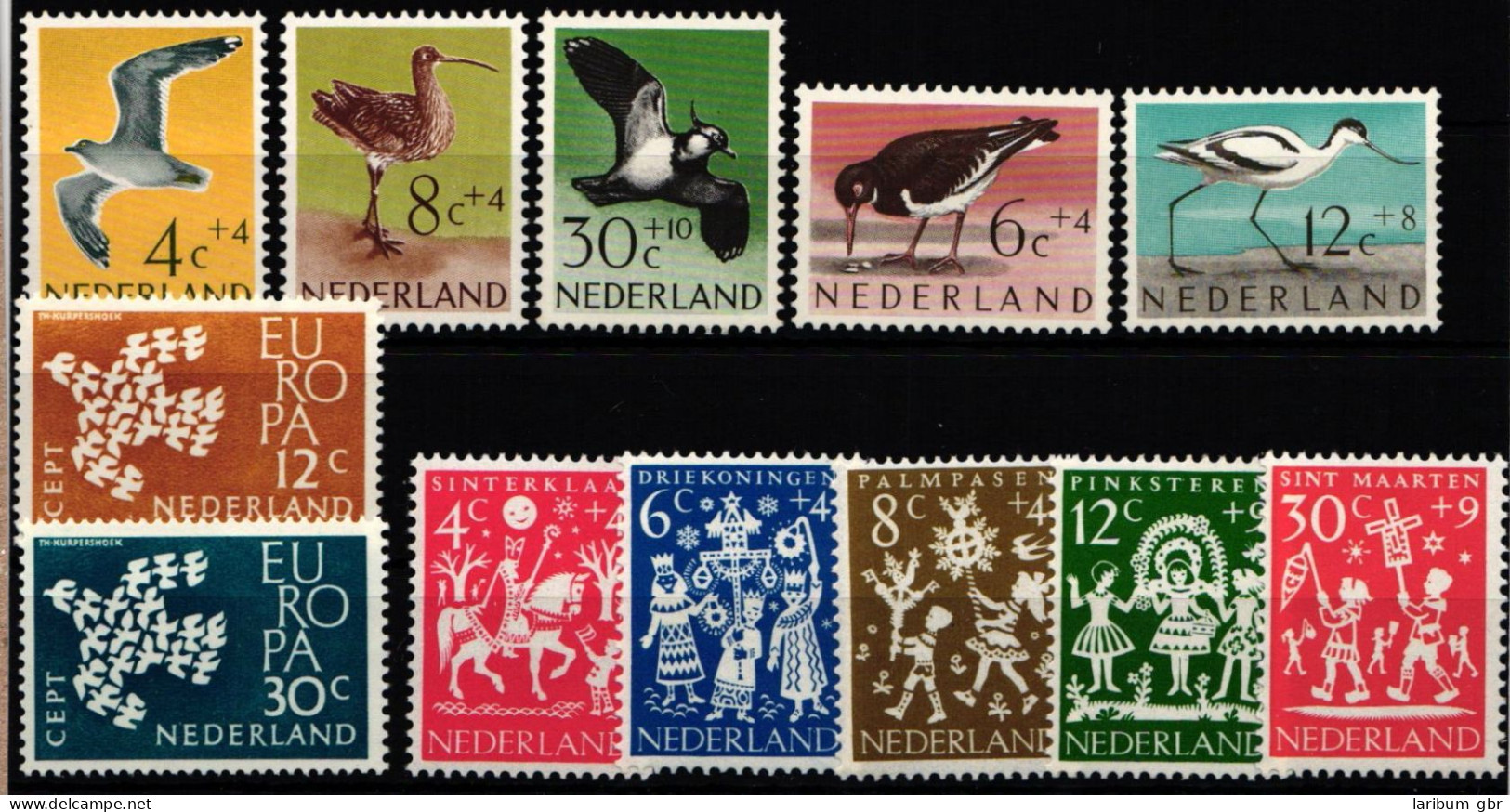 Niederlande Jahrgang 1961 Mit 760-771 Postfrisch #KV278 - Sonstige & Ohne Zuordnung