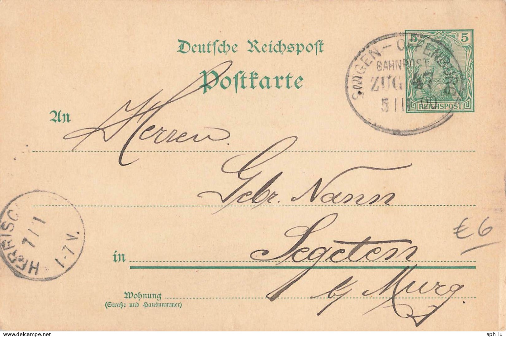Bahnpost (Ambulant; R.P.O./T.P.O.) Singen-Offenburg (ZA2313) - Briefe U. Dokumente