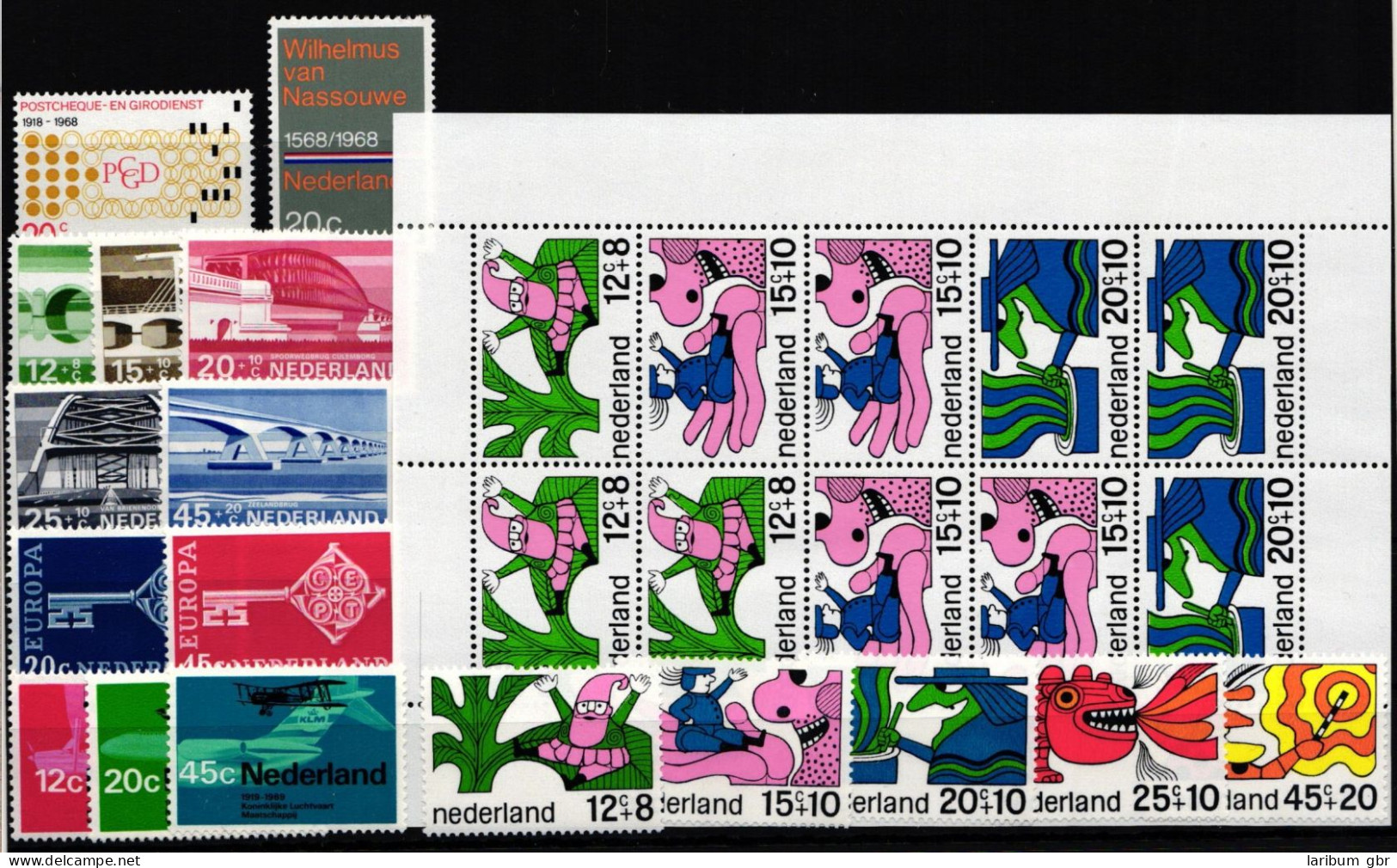 Niederlande Jahrgang 1968 Mit 893-909 Postfrisch #KV285 - Sonstige & Ohne Zuordnung