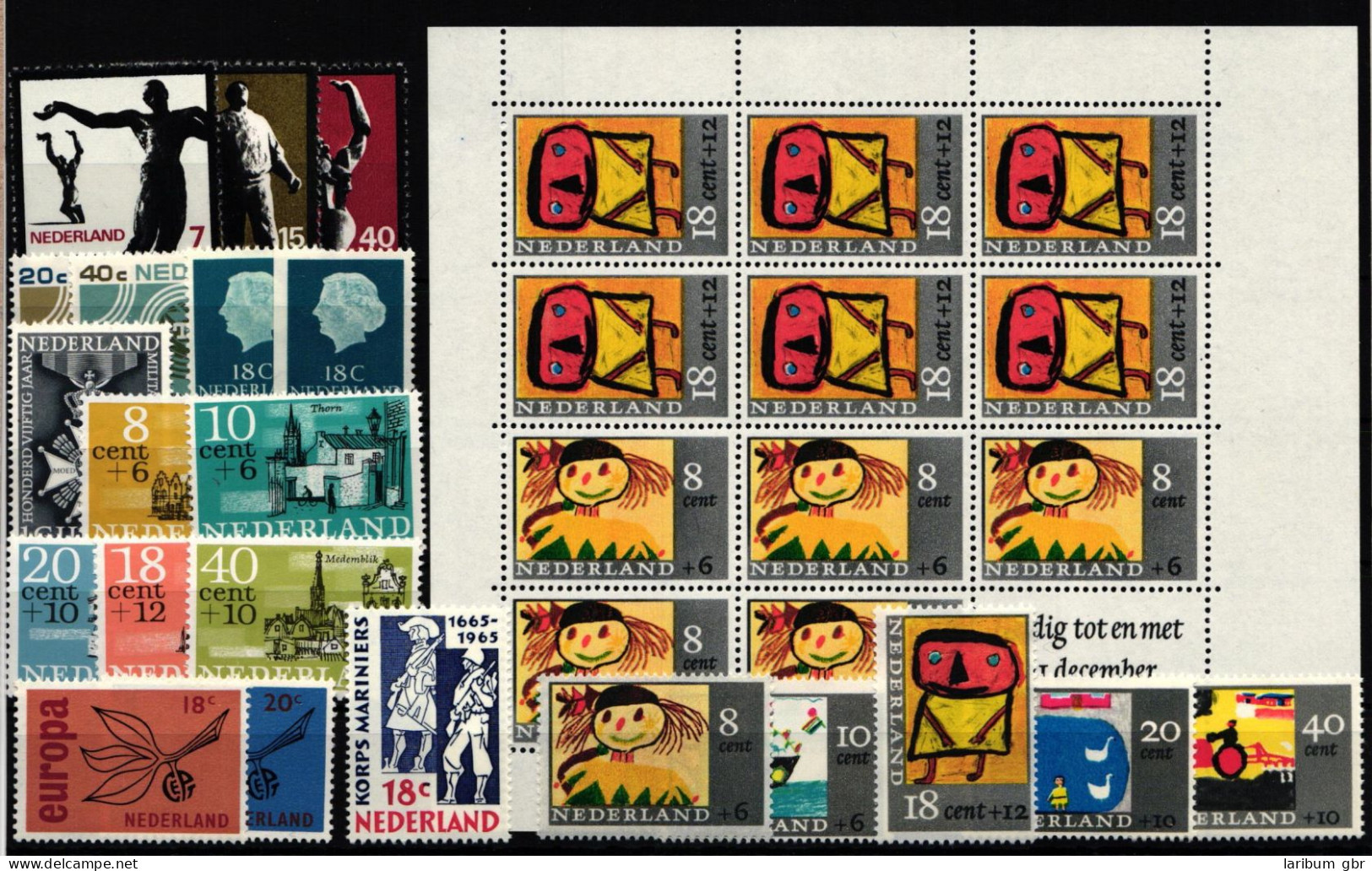 Niederlande Jahrgang 1965 Mit 836-855 Postfrisch #KV282 - Sonstige & Ohne Zuordnung