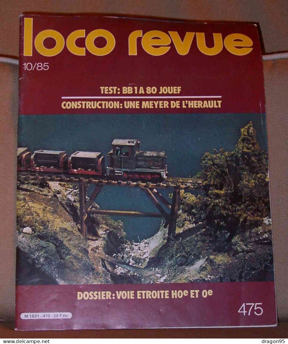 Magazine LOCO REVUE #475 - Années 80 - Railway & Tramway