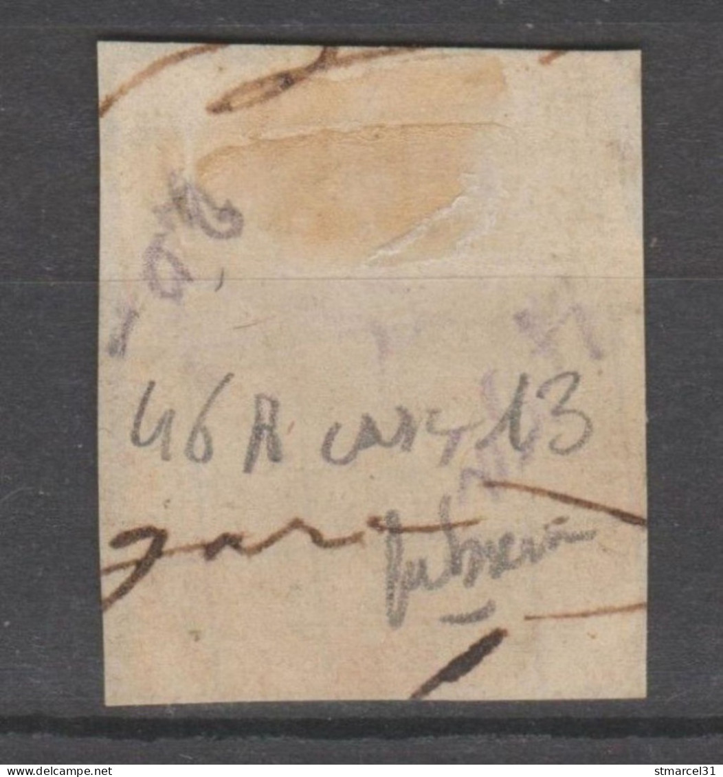 CASE 13 Du N°46A BE Signé Cote 200€ - 1870 Ausgabe Bordeaux