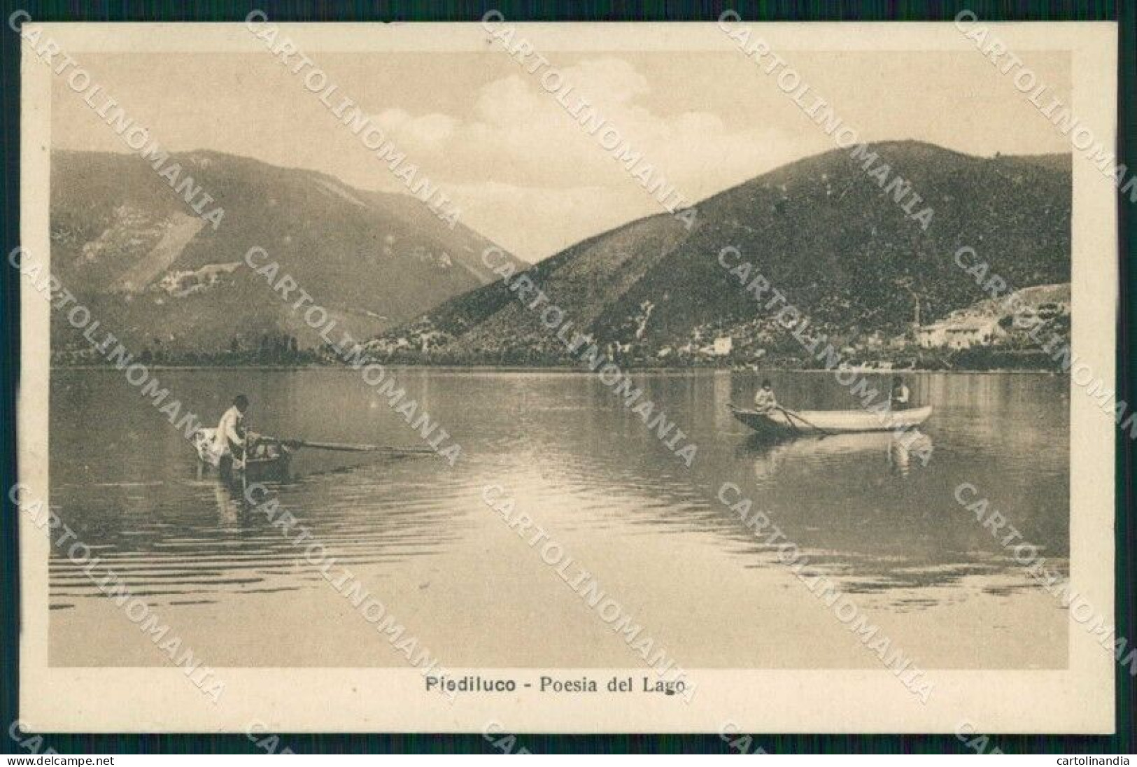 Terni Città Piediluco Poesia Del Lago Alterocca 3675 Cartolina RT0927 - Terni