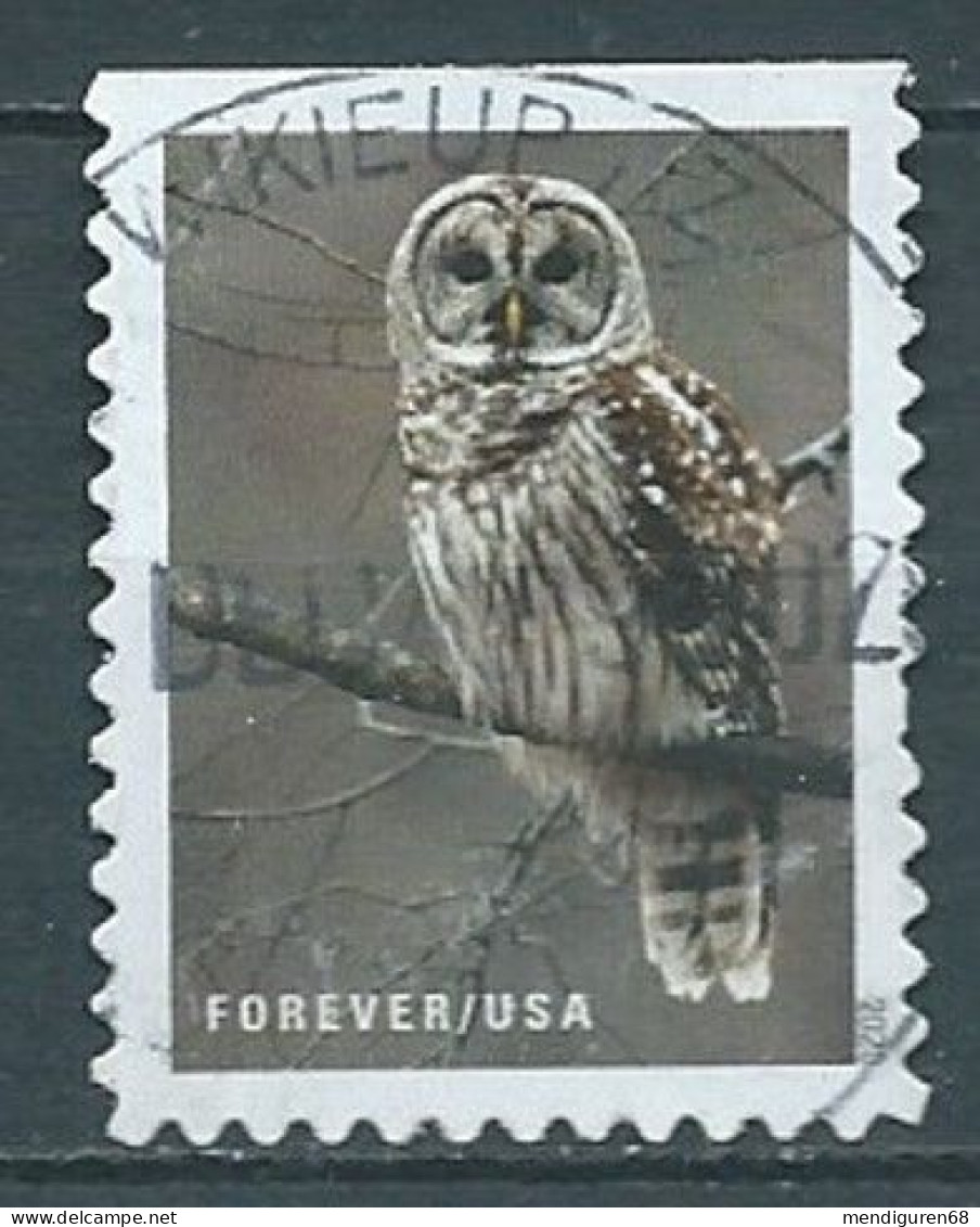 VEREINIGTE STAATEN ETATS UNIS USA 2020 WINTER SCENES: BARRED OWL  F USED SC 5535 MI 5773 YT 5382 - Gebruikt