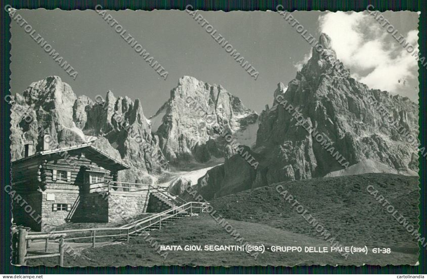 Trento Passo Rolle Baita Giovanni Segantini Foto Cartolina ZC2863 - Trento