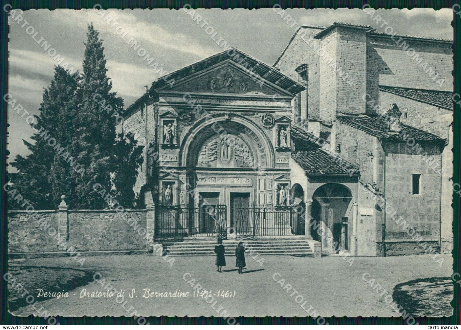 Perugia Città Oratorio San Bernardino FG Cartolina KB4530 - Perugia