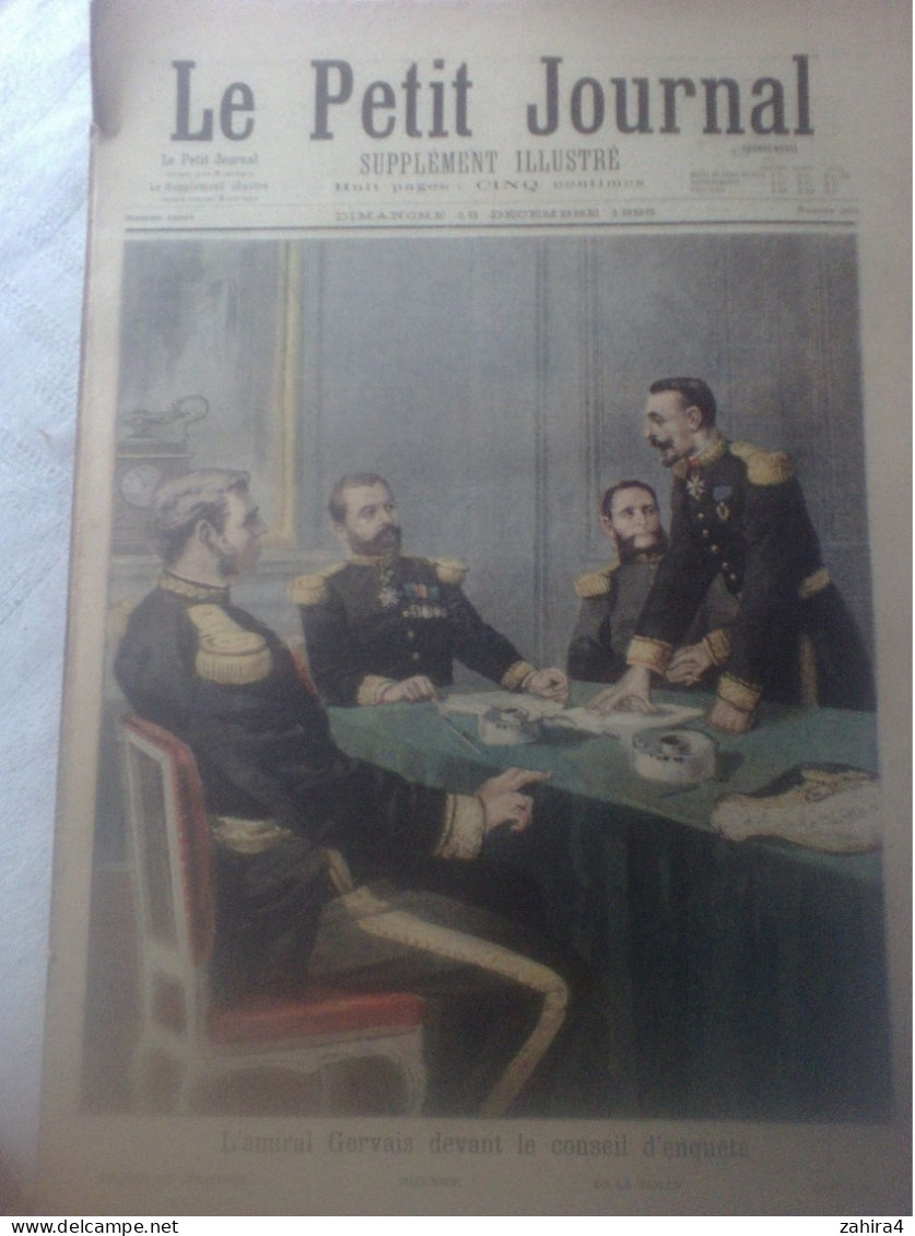 Le Petit Journal 265 Amiral Gervais Face Cionseil D Colstoum Rieunier D Le Jaille Mont De Piété Heilbuth Musé Luxembourg - Revues Anciennes - Avant 1900