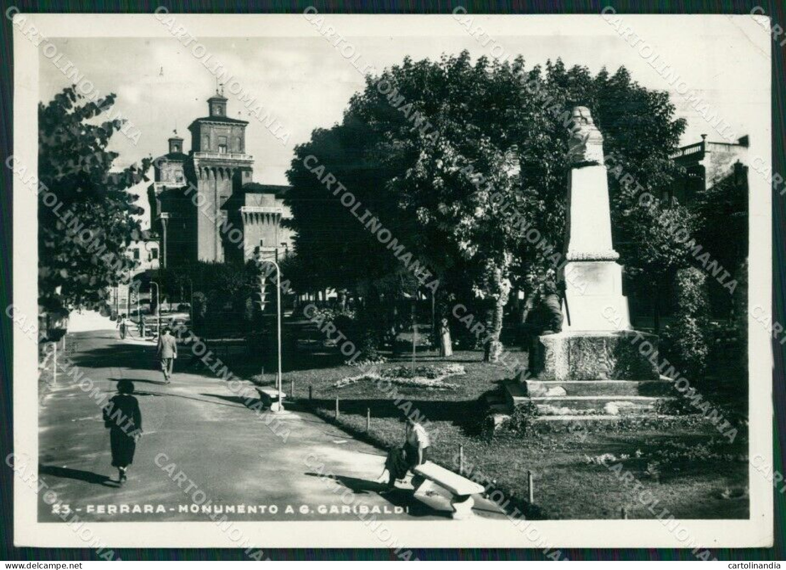 Ferrara Città Garibaldi PIEGHINA Foto FG Cartolina ZKM7359 - Ferrara