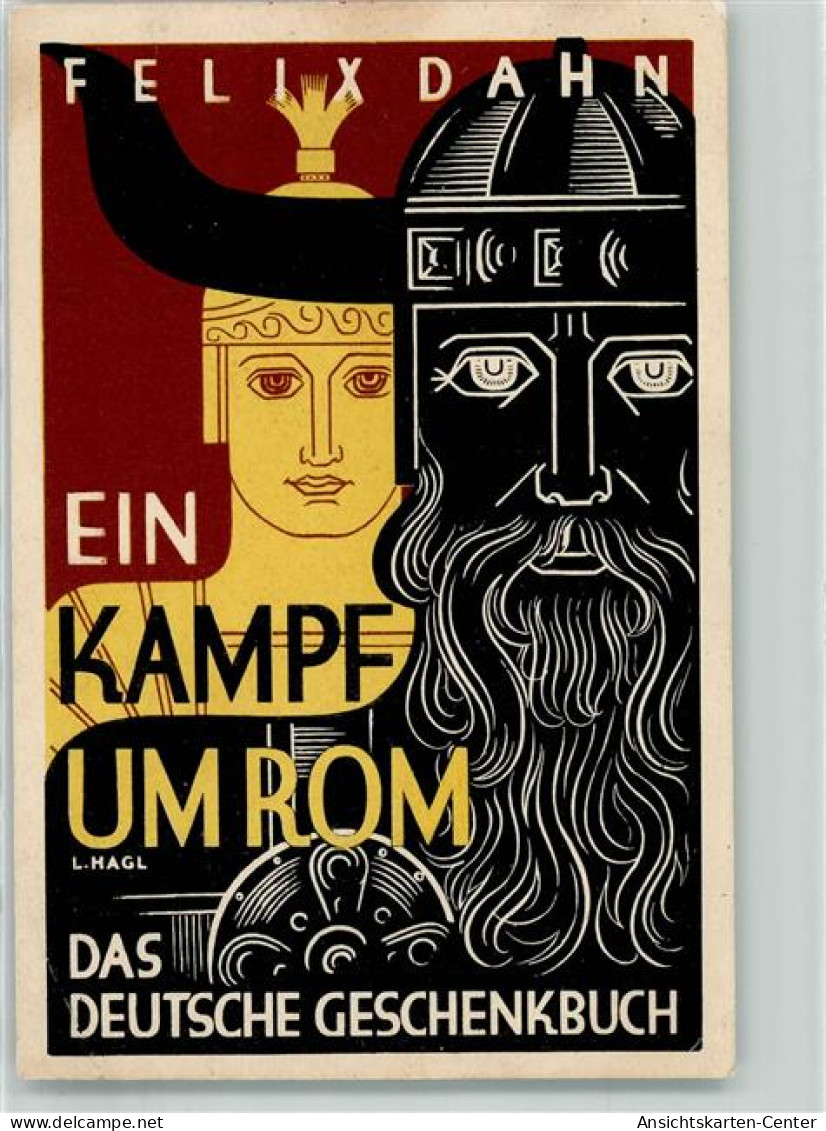 13253004 - Ein Kampf Um Rom Von Felix Dahn , Deutsches Geschenkbuch Sign. L. Hagl - Andere & Zonder Classificatie