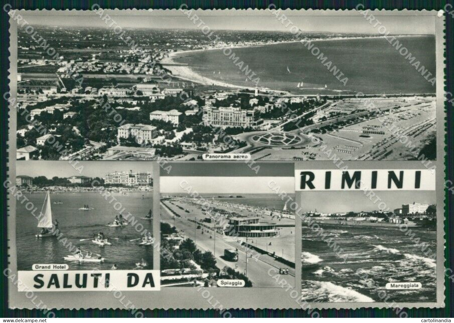 Rimini Città Saluti Da Foto FG Cartolina ZK5675 - Rimini