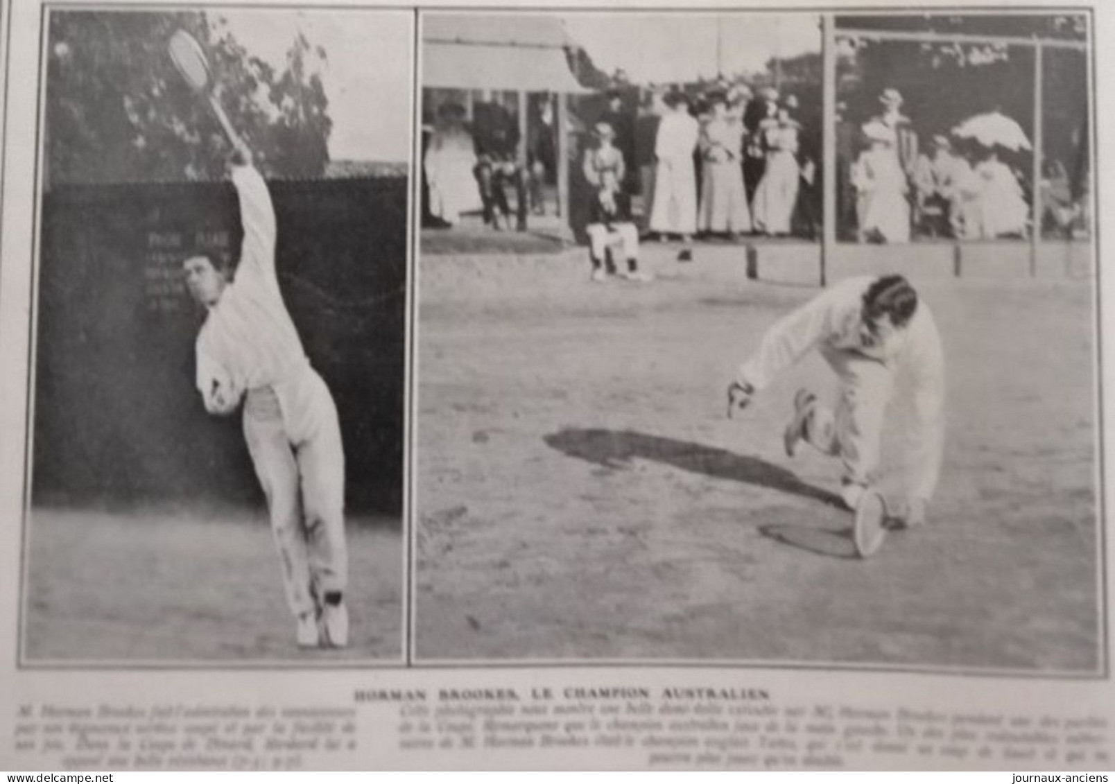 1905 DINARD LA GRANDE SEMAINE DE TENNIS - HORMAN CHAMPION AUSTRALIEN - LA VIE AU GRAND AIR - 1900 - 1949