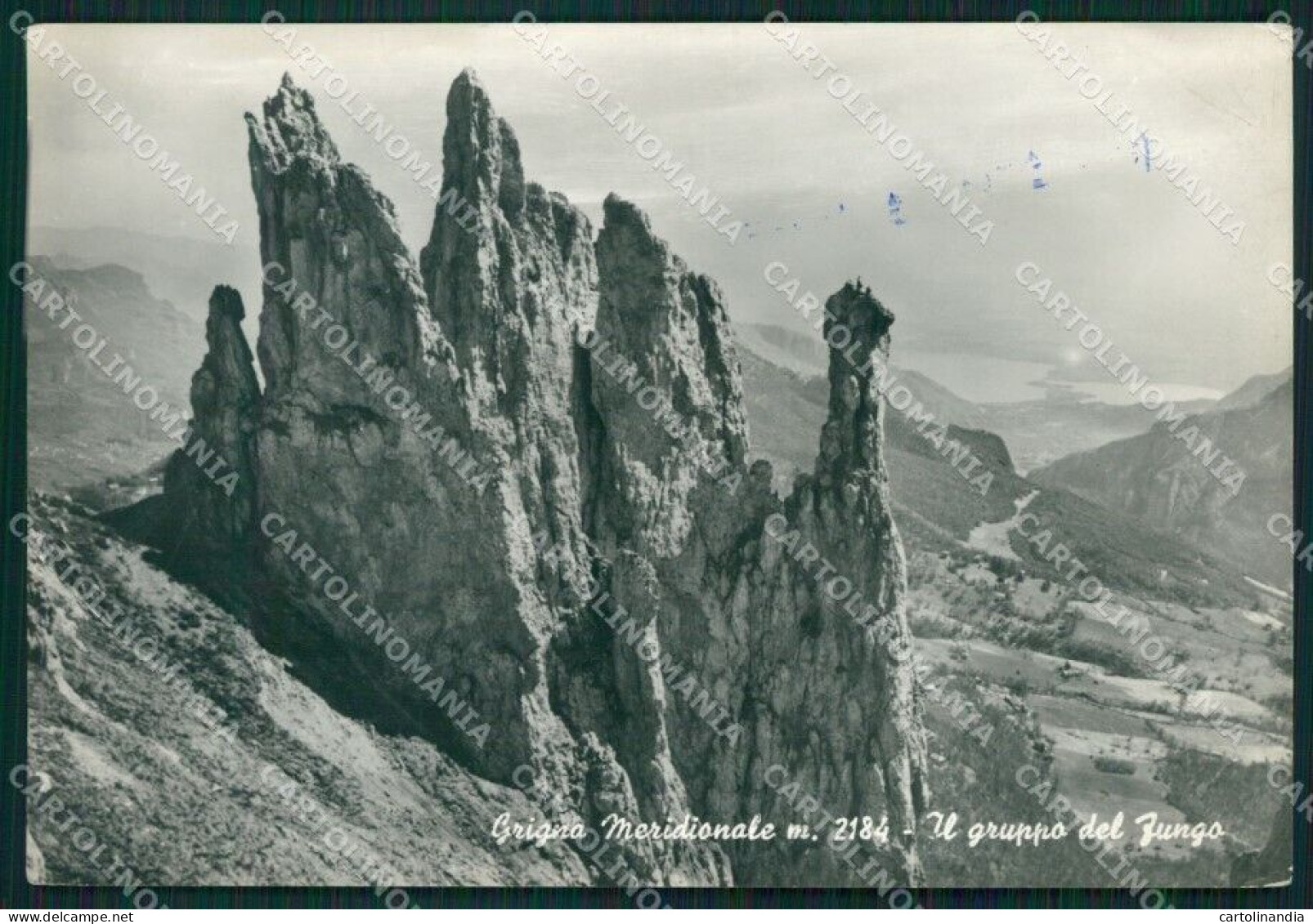 Lecco Grigna Meridionale Gruppo Del Fungo Foto FG Cartolina KB4424 - Lecco