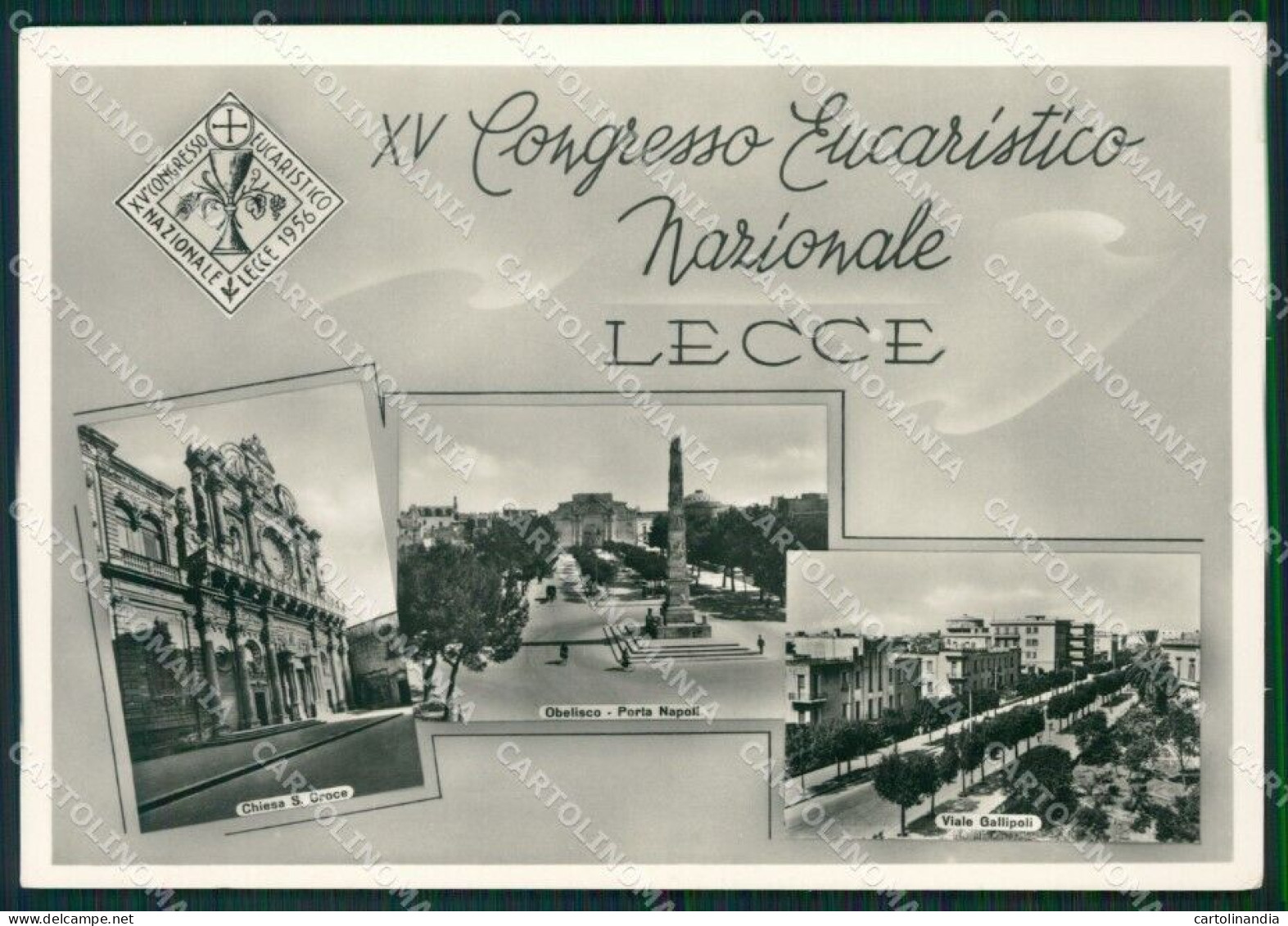 Lecce Città Congresso Eucaristico Foto FG Cartolina ZK1217 - Lecce