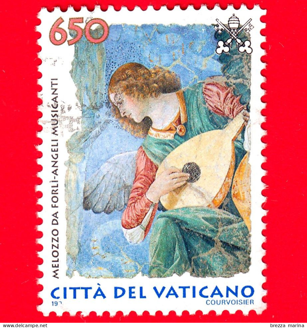 VATICANO - Usato - 1998 - Angeli Musicanti - Angelo - Melozzo Da Forlì - 650 - Gebruikt