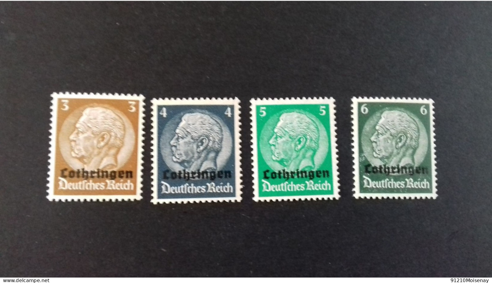 FRANCE ALSACE-LORRAINE N° 24, 25, 26, 27 **   LOT - War Stamps