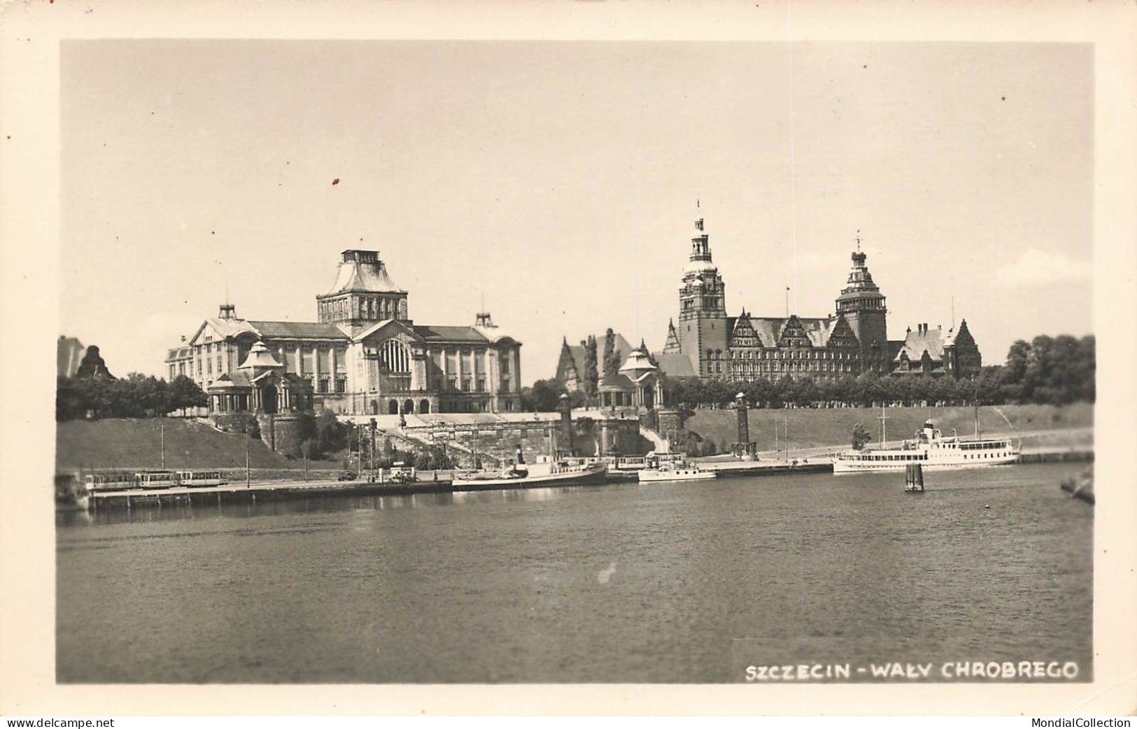 MIKIBP1-066- POLOGNE SZCZECIN WALY CHROBREGO CARTE PHOTO - Pologne