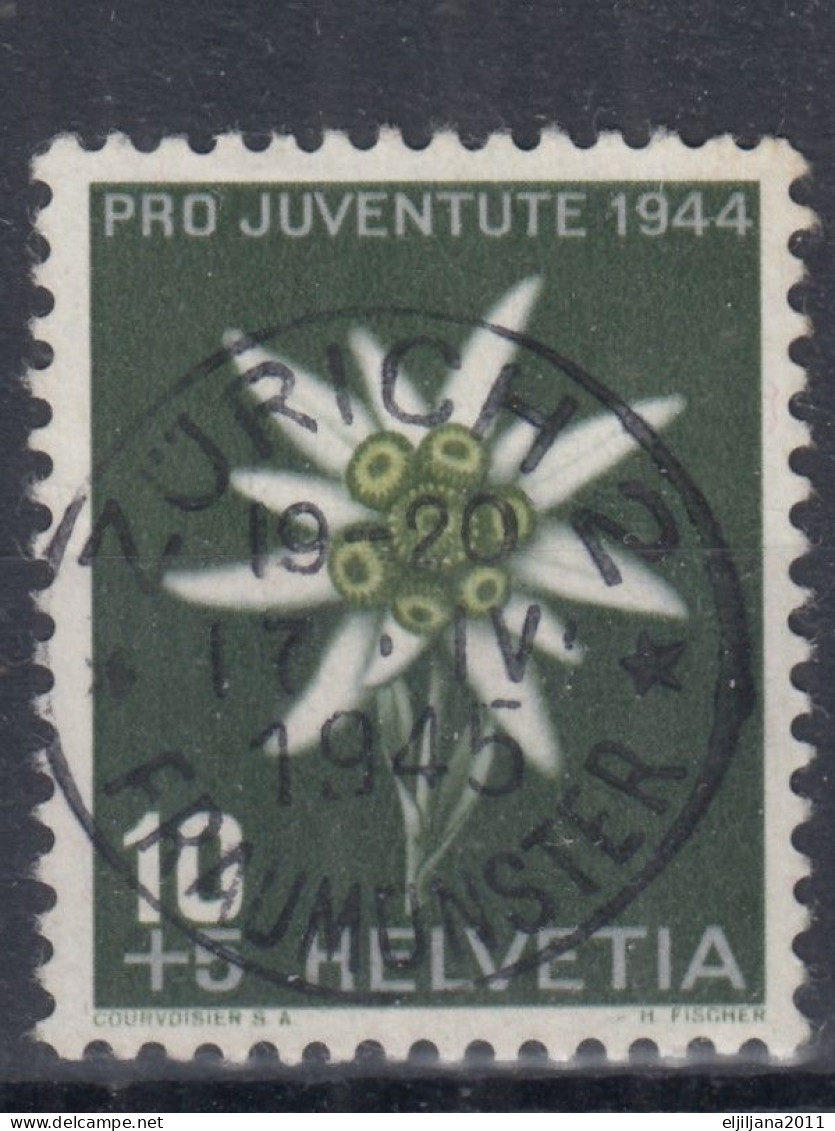 Switzerland / Helvetia / Schweiz / Suisse 1944 ⁕ Pro Juventute Mi.439-442 ⁕ 4v Used - Scan - Gebraucht