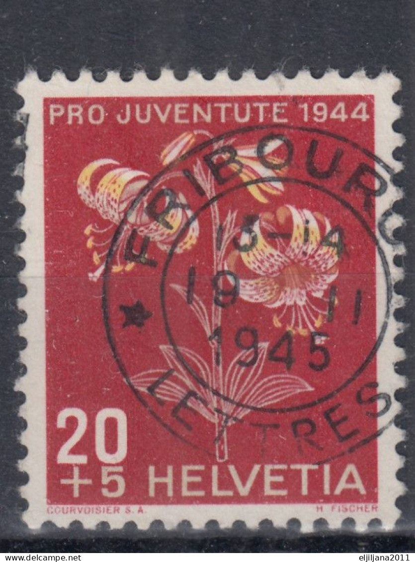 Switzerland / Helvetia / Schweiz / Suisse 1944 ⁕ Pro Juventute Mi.439-442 ⁕ 4v Used - Scan - Used Stamps