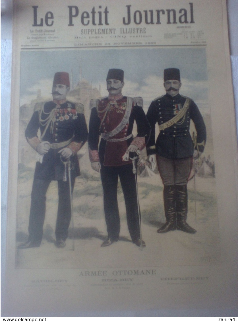 Le Petit Journal N°262 Armée Ottomane Sadkir-Bey Riza-Bey Chefket-Bey Orient Attaque Mosquée Par Les Arméniens Partition - Zeitschriften - Vor 1900