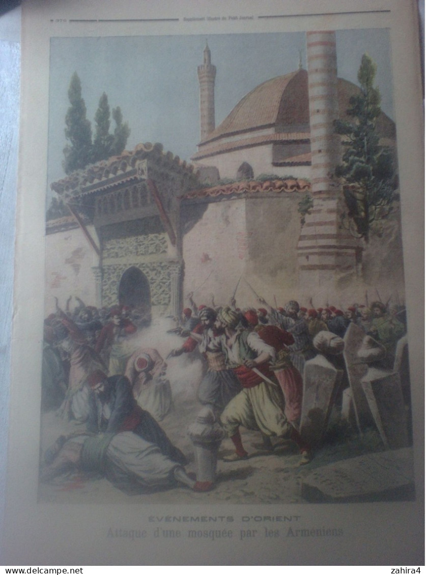 Le Petit Journal N°262 Armée Ottomane Sadkir-Bey Riza-Bey Chefket-Bey Orient Attaque Mosquée Par Les Arméniens Partition - Magazines - Before 1900