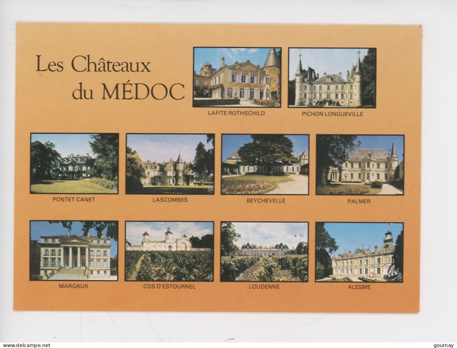 Les Châteaux Du Médoc, Lafite Rotshchild Pichon Longueville Pontet Canet Lascombes Beychevelle Palmer Margaux Estrounel - Wijnbouw