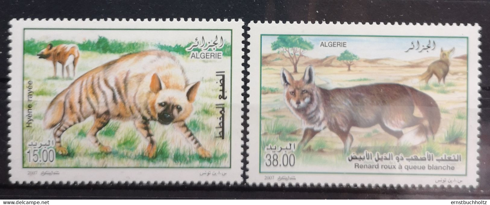 Algerien 2007 Wildtiere 2v** Set - Algeria (1962-...)