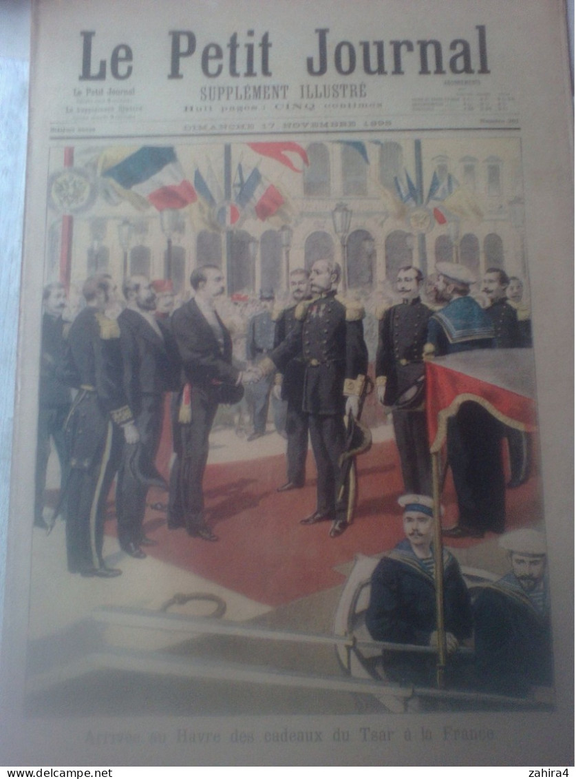 Le Petit Journal N°261 Arrivé Au Havre Cadeau Tzar à France P Meaulle Enfants Jeu Tableau Chocarne-Moreau Partition Rébu - Revues Anciennes - Avant 1900