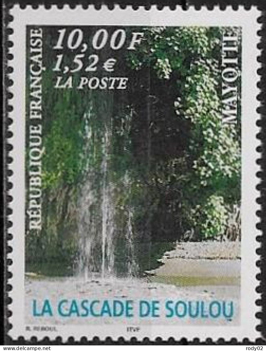 MAYOTTE - CASCADE DE SOULOU - N° 79 - NEUF** MNH - Unused Stamps
