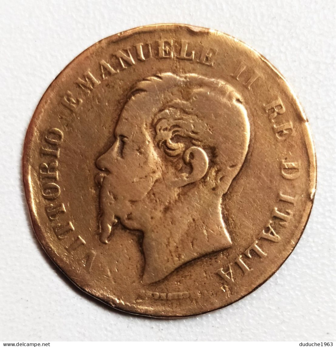 Italie - 5 Centesimi 1867 - 1861-1878 : Vittoro Emanuele II