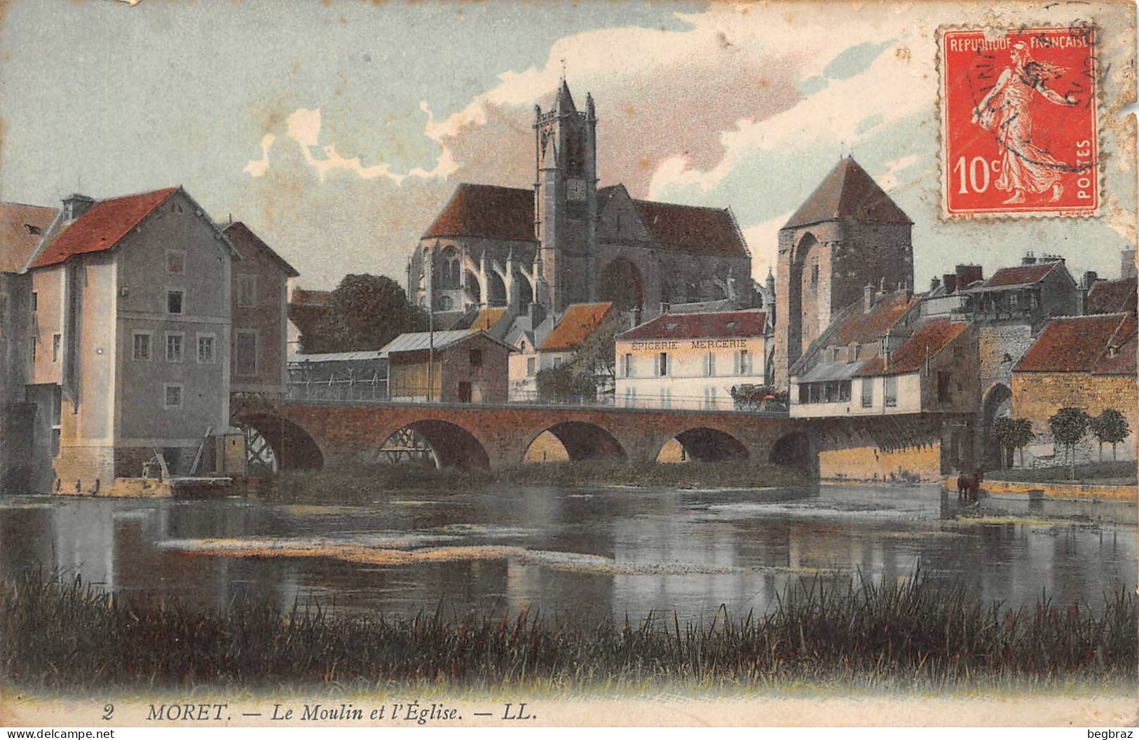 MORET     LE MOULIN DET  L EGLISE - Moret Sur Loing